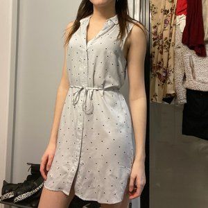 ✰ H&M Pin Stripped dress w hearts ✰ (BLUE/WHITE)